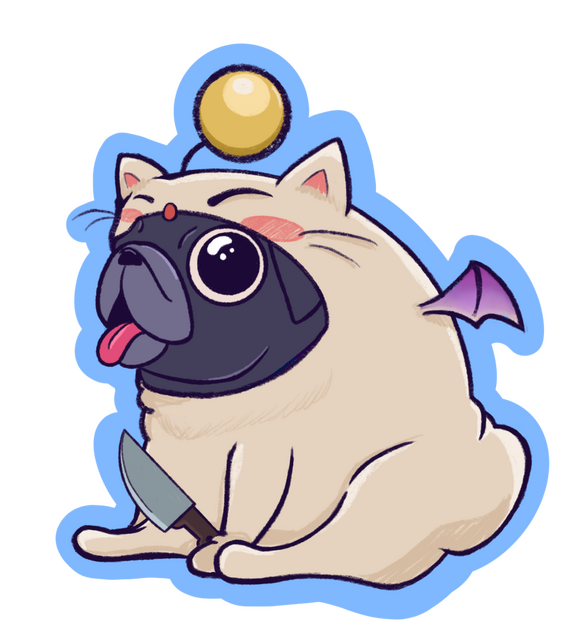 Moogle pug